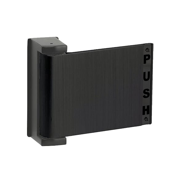 Adams Rite Flat Deadlatch Paddle, Push to Right, For 2-3/4 In. to 3 In. Thick Door, LHR or Exterior of RH, Bl 4590-04-03-335 - main